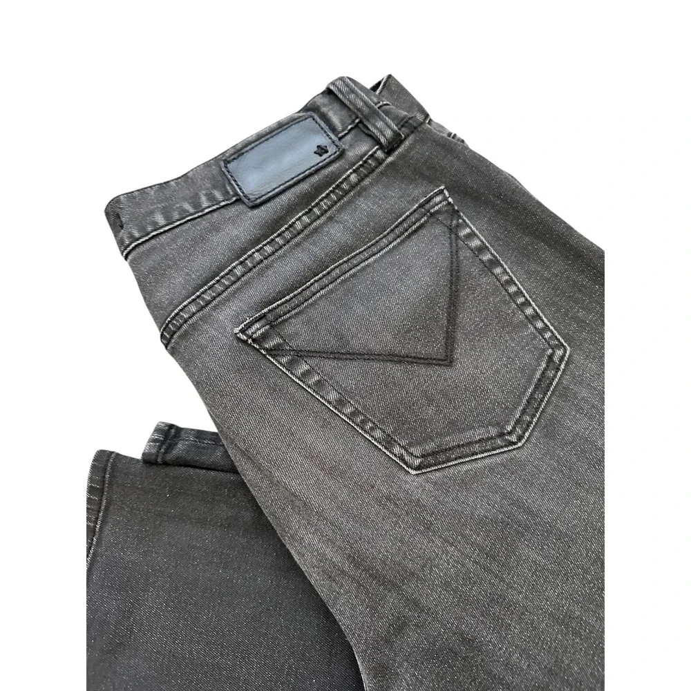 Grunge Gray John Varvatos Bowery Jeans 31 Slim Straight Denim